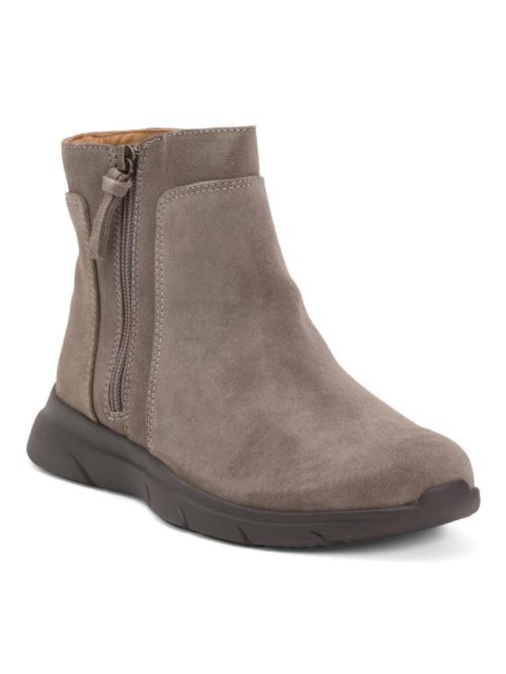 COMFORTIVA Suede Maxine Comfort Booties